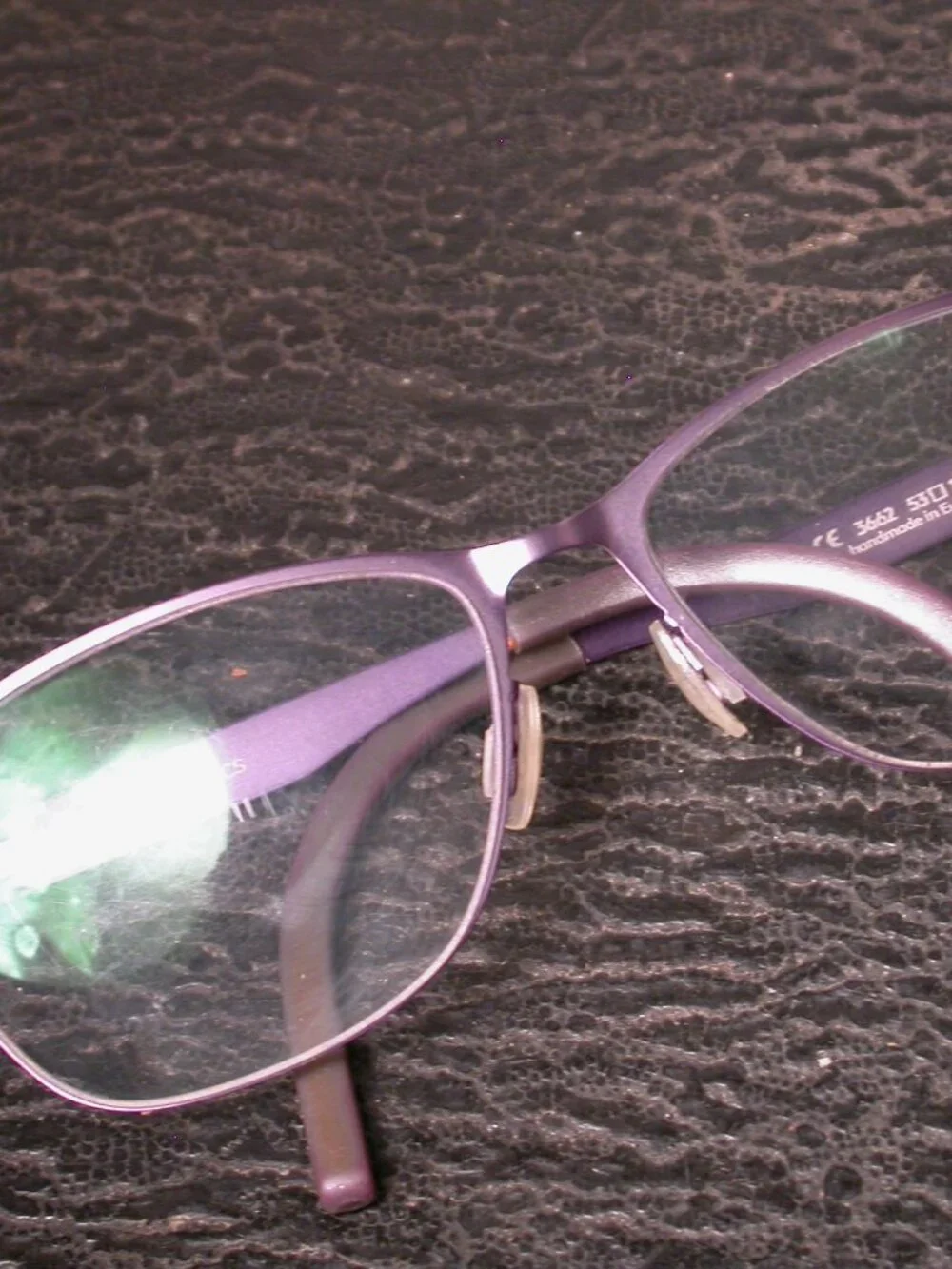 Ovvo Purple Modern Light Weight Frames Eyeglasses Hand Made in European Union